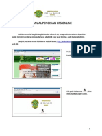 Manual Pengisian KRS Online 2014