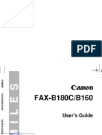 Manual FAX-B160