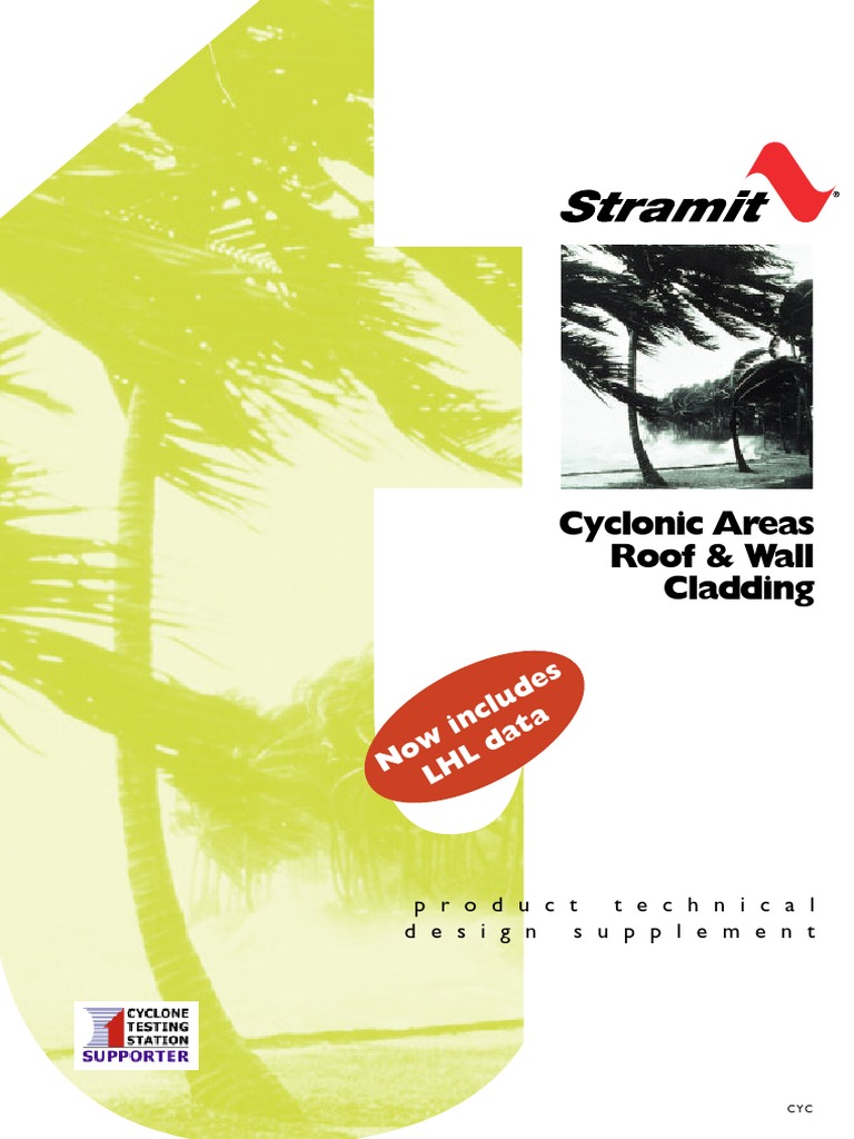 Cyclonic Areas Roof and Wall Cladding Product Technical Design ...