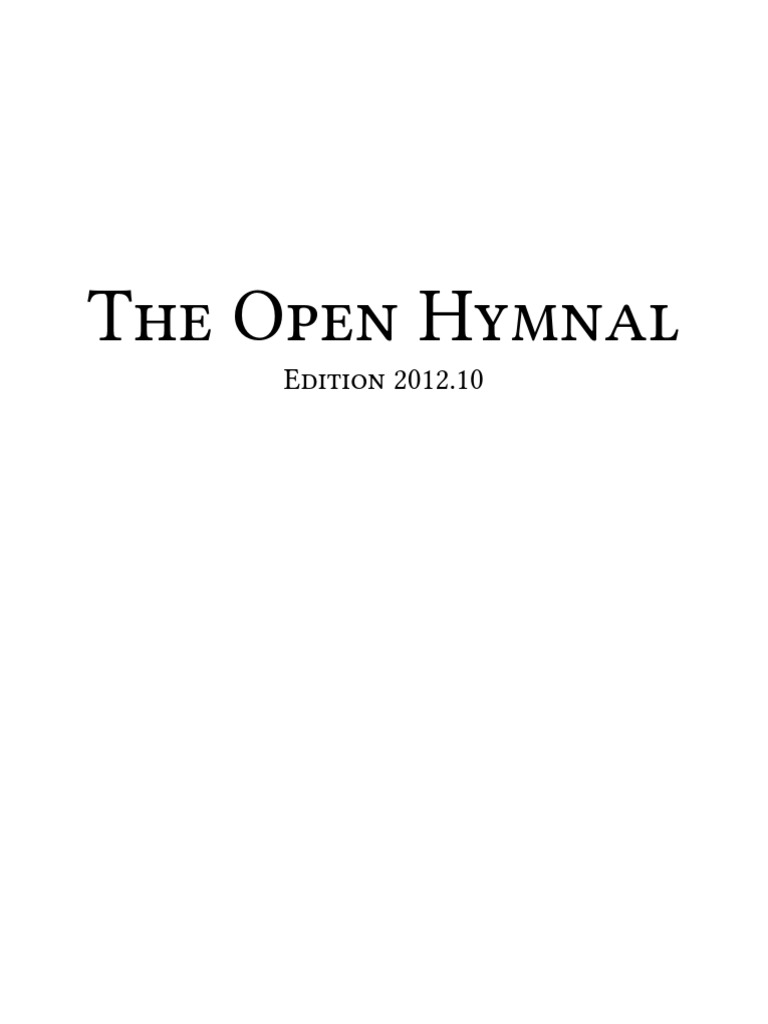 Openhymnal201210 Martin Luther Copyright - 
