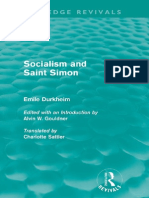 Sociology and Saint Simon by Émile Durkheim