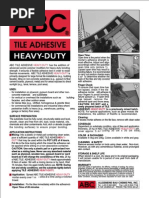 ABC Tile Adhesive Heavy Duty