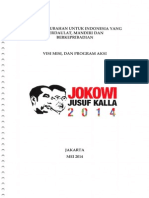 Jokowi JK Vision, Mission & Program