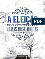 A Eleição Não Desanima As Almas Buscadoras (Charles H. Spurgeon)