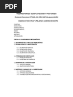 4. Esquema de Tesis Maestría