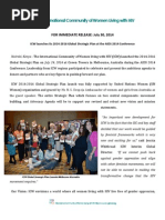 ICW Global Strategic Plan Press Release