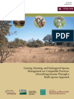 Grazing, Hunting and Endangered Species Management are Compatible Practices