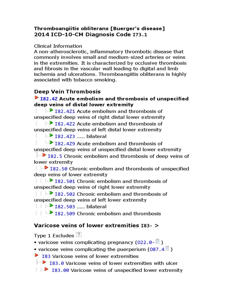 Icd 10 Penyakit Terbanyak Vaskular | Thrombosis | Lymphatic System