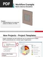 Tutorial on CST