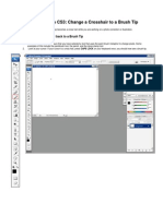 Adobe Photoshop CS3: Change A Crosshair To A Brush Tip