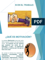 Motivacion en El Trabajo