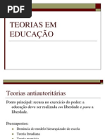 Teorias Em Educação - Overview
