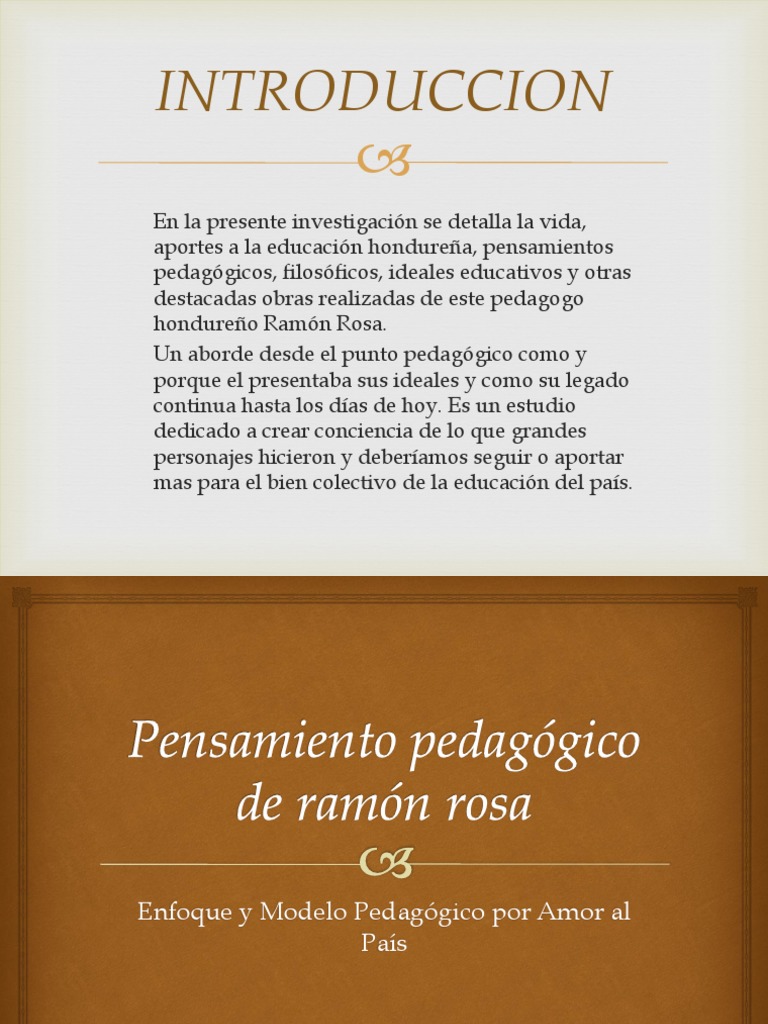 Ramón Rosa: Legado Educativo en Honduras | PDF | Science | Ciencia ...