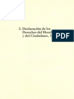 La Declaración de Los Derechos Del Hombre y El Ciudadano