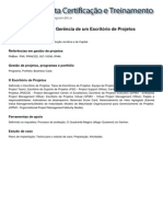 Conteúdo Programático - PMO - Planejamento e Gerência de um Escritório de Projetos.pdf