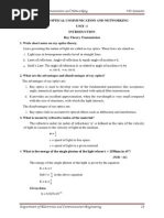 Ec2402 Optical Communication and Networking