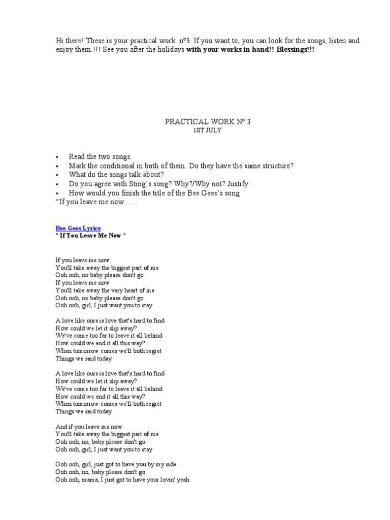 Bee Gees Lyrics