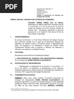 Desaparición Forzada