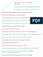 Dinner Dialogue Questions (2 of 4)
