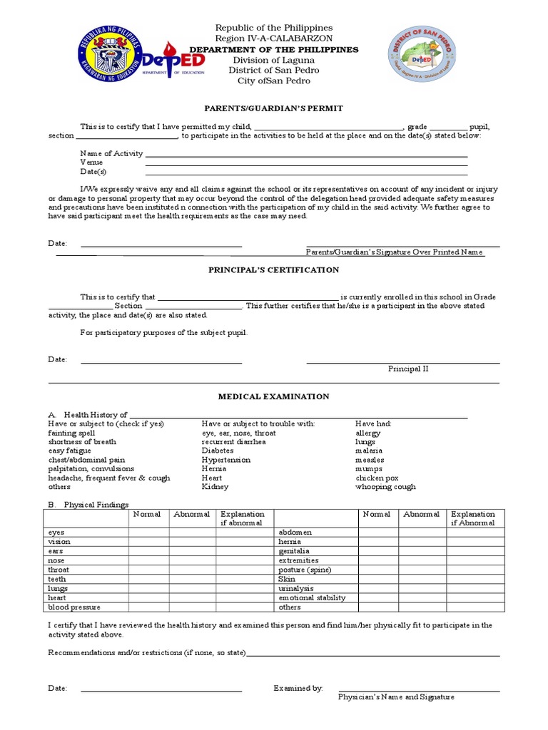 Permit Certification Medical (1) Medicine Diseases And Disorders