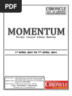 1st April to 7th April 2014