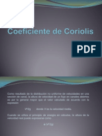 Coeficientes de Coriolis y Boussinesq