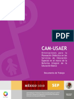 CAM-USAER. Orientaciones Planeacion. SEP-AFSEDF