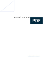 Estadc3adstica Actuarial Vida1 PDF
