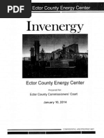 Invenergy Handout in 2014 to County Commissioners