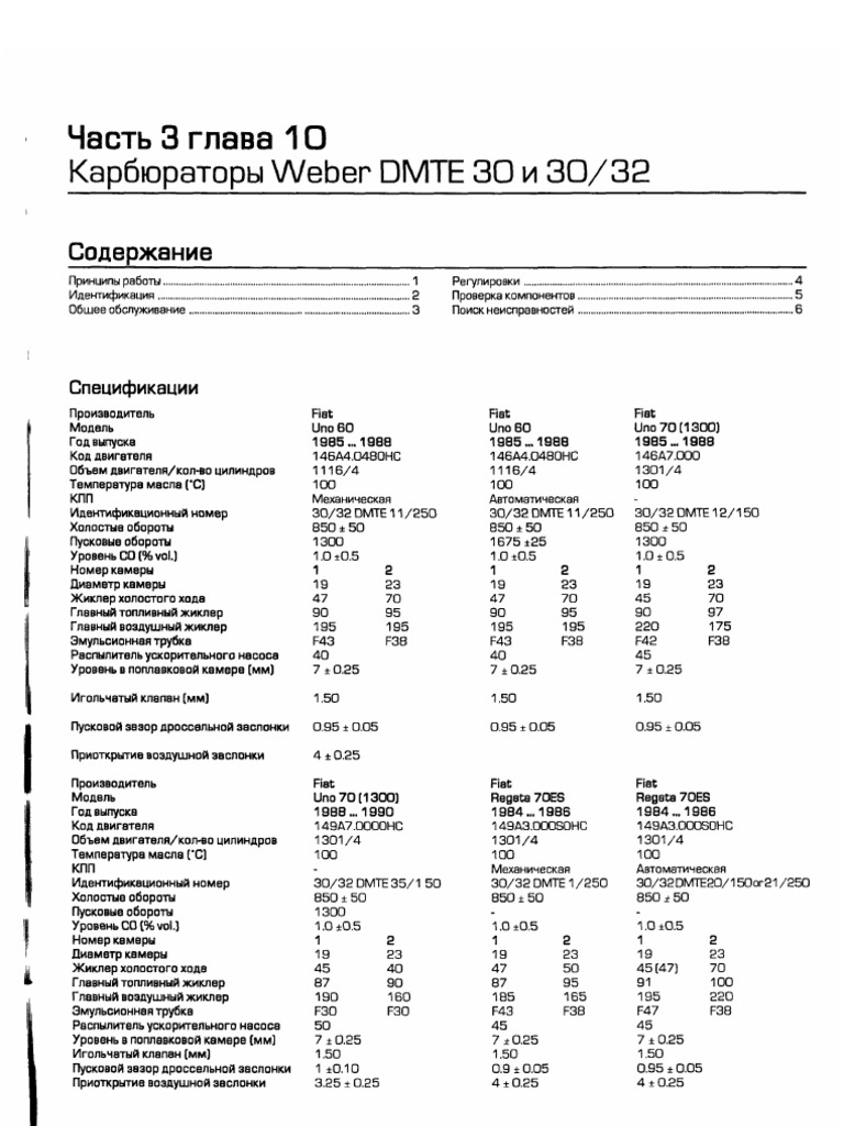 Weber DMTE 30 и 30-32 | PDF