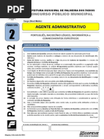 Agente Administrativo - (Palmeira Dos Índios)