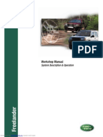 Freelander Workshop Manual