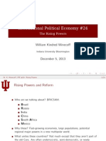 International Political Economy #24: William Kindred Winecoff