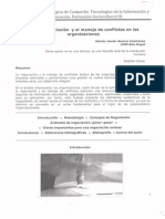 La Negociacion y El Manejo de Conflictos en Las Organizaciones