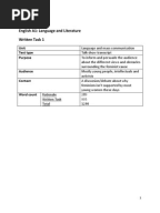 topics hl chemistry ia Similar language to Task english and IB Written Rationale literature