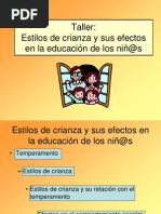 Estilos de Crianza
