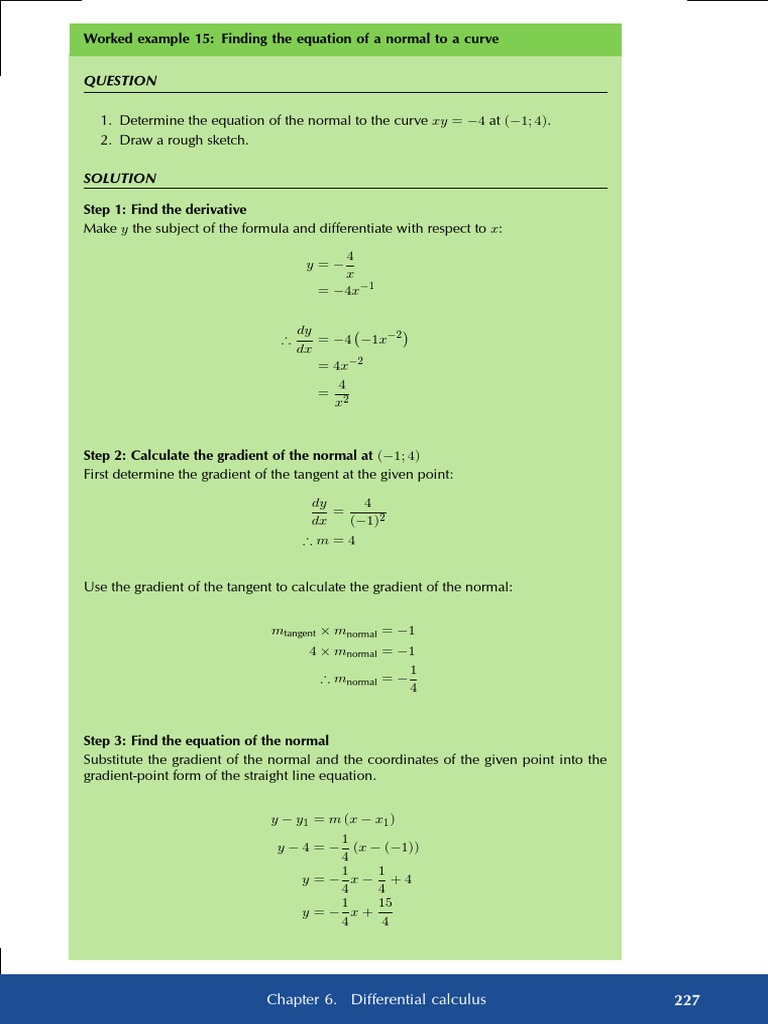 227 Chapter 6. Differential Calculus PDF