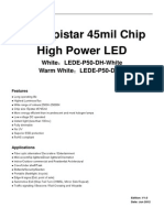 50W Epistar 45mil Chip High Power LED