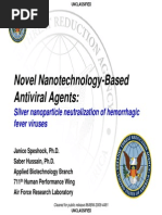 ColloidalSilver Nanoparticles Hemorrhagic Fever Viruses (Ebola)