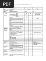 Appointment Processing Checklist