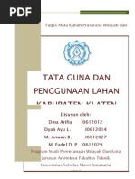 Download Tata Guna Lahan Kabupaten Klaten by Tri Yuwono SN236107213 doc pdf