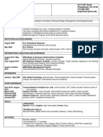 standard resume template 3th draft