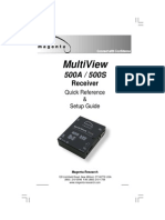 MV500x Quick Reference & Setup Guide