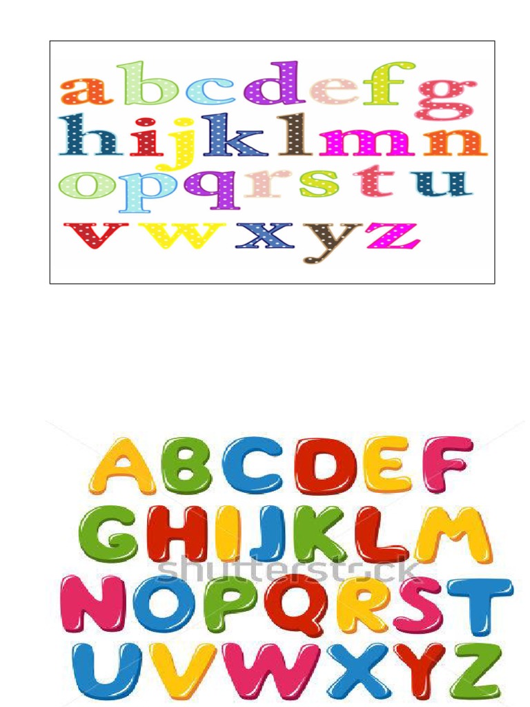 Alphabet Letters | PDF