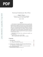 Fractional Nonholonomic Ricci Flows: Sergiu I. Vacaru