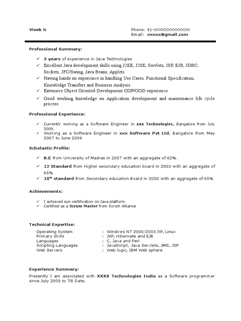 Software Engineer with Java Expertise | PDF