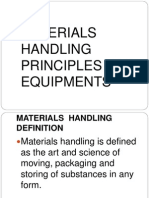 Materials Handling Principles and Equipments