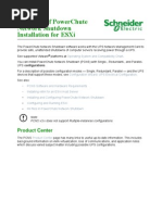 Overview of Powerchute Network Shutdown Installation on Esxi