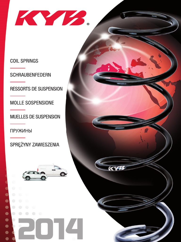 Kyb K Flex 2014 Coil Springs Catalogue April Update