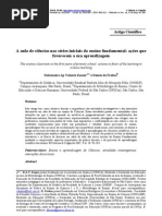 A aula de ciências nas séries iniciais do ensino fundamental